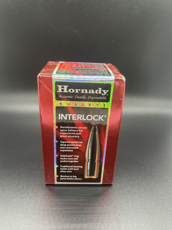 Hornady InterLock Bullets 8mm (323 Diameter) 150 Grain Spire Point Box of 100 Limited Supply www.cdvs.us