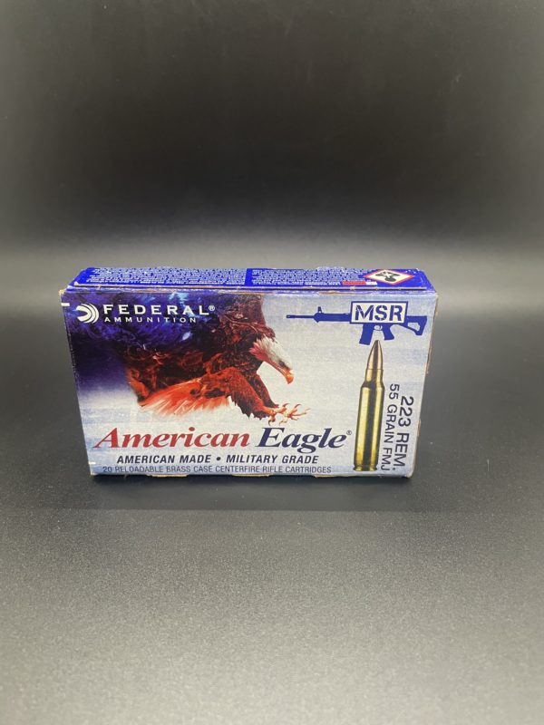 Federal American Eagle Ammunition 5.56x45mm NATO 55 Grain XM193 Full Metal Jacket Limited Supply www.cdvs.us