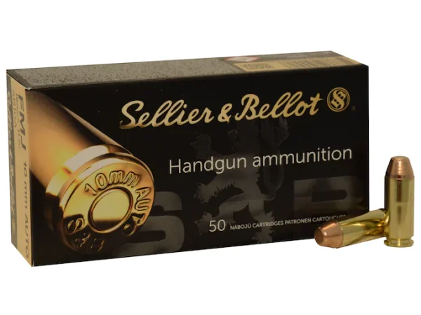 Sellier & Bellot Ammunition 10mm Auto 180 Grain Full Metal Jacket 10MM www.cdvs.us