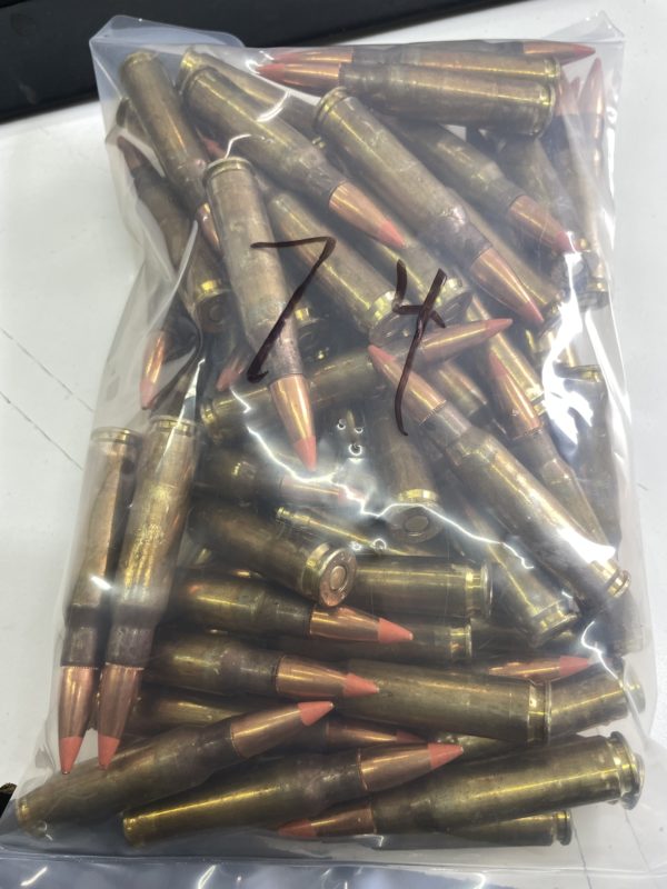 7.62×51 Lake city tracer ammo. 74 rounds 308 www.cdvs.us
