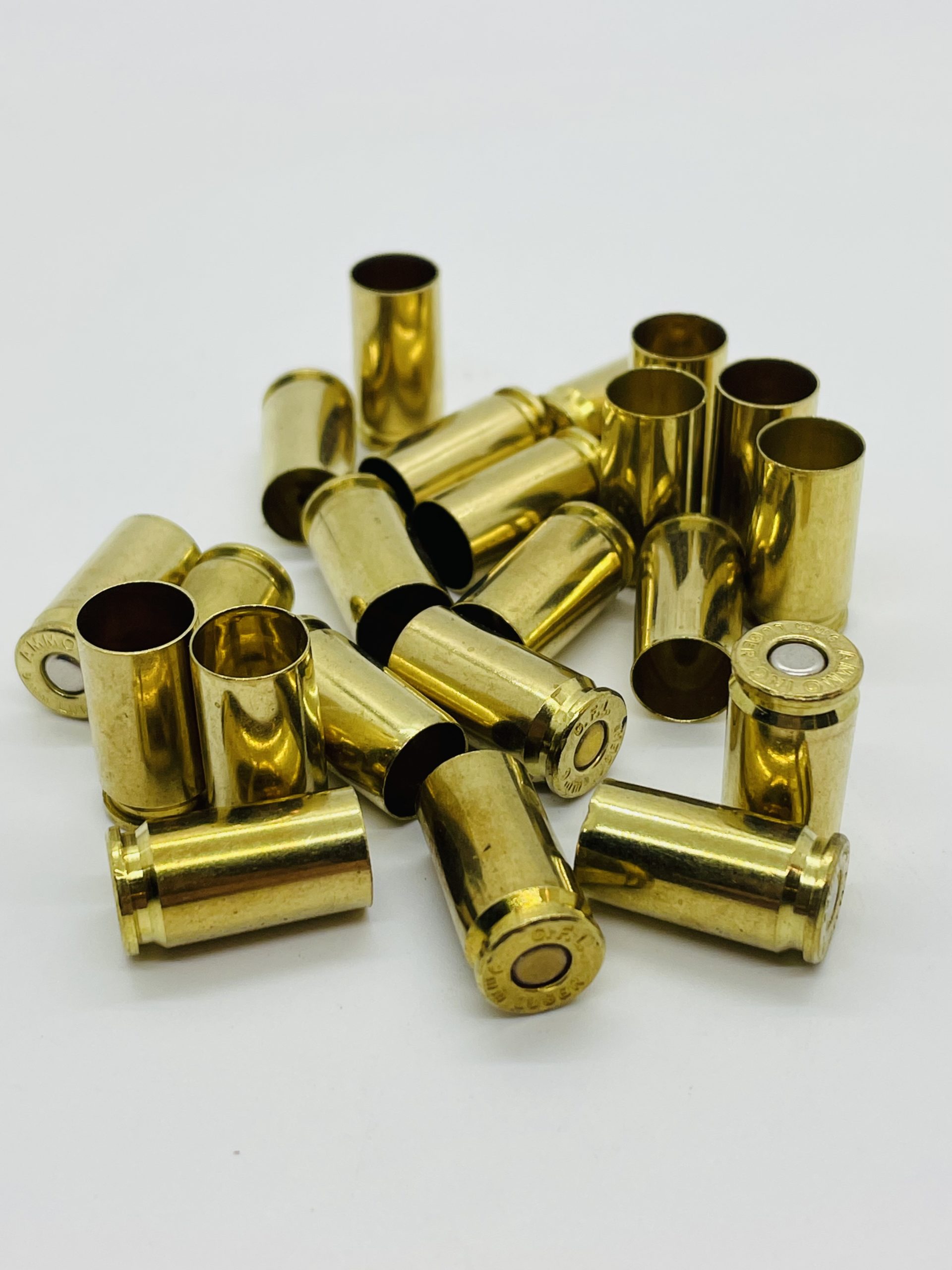9mm primed Brass cases. 500 pack. Mixed Headstamps. - CDVS