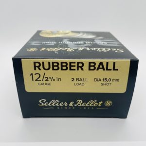 Sellier & Bellot 12 Gauge Rubber ball ammo.  25 round box. New Products / Sale products www.cdvs.us