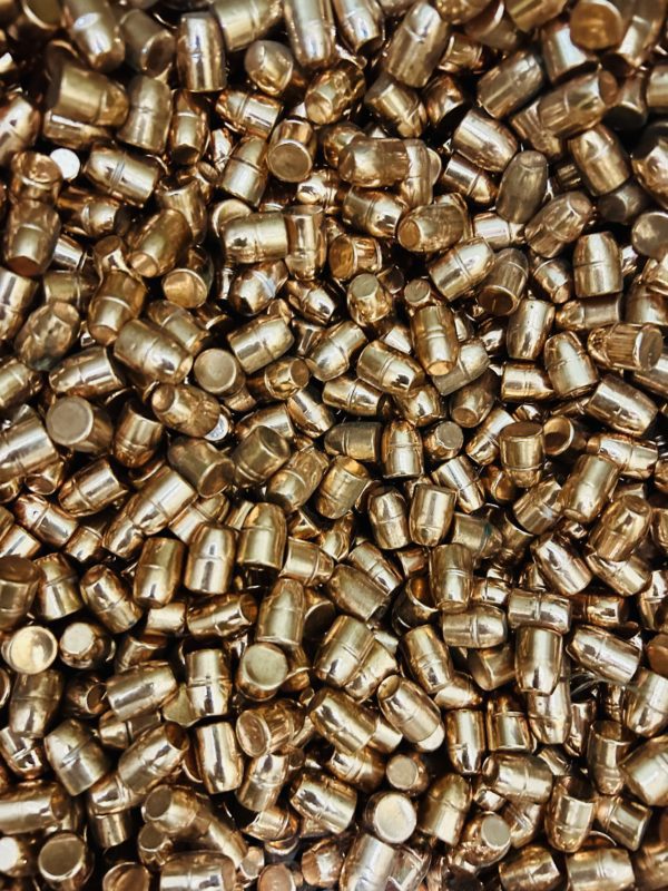 40 S&W 165 GR ROUND NOSE FLAT POINT (RNFP) Bullets. Heavy Pull Marks. 500 Pack De-Mill Products www.cdvs.us