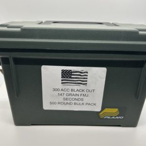 300 BLACKOUT 147 GR. Signature Seconds. 500 ROUNDS IN FREE PLANO CAN New Products / Sale products www.cdvs.us